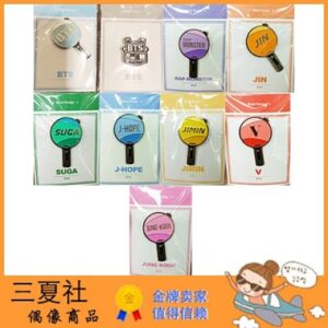 现货『三夏社』BTS 防弹少年团 韩国原版 应援棒 LOGO 金属徽章