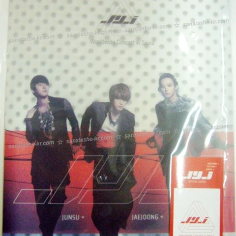 【现货】JYJ WORLDWIDE SHOWCASE首尔 3D文件夹套装