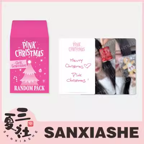 【国内现货】少女时代 OHGG 2023 PINK CHRISTMAS 随机圣诞卡