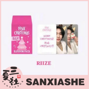 【现货】RIIZE 周边 2023 PINK CHRISTMAS 随机圣诞卡