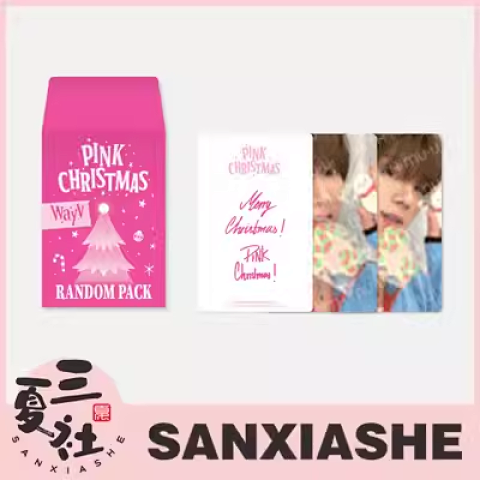 【现货】WayV 威神 2023 PINK CHRISTMAS 随机圣诞卡