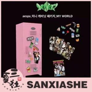 现货『三夏社』aespa 官方周边 CABINET PACKAGE 迷你陈列柜