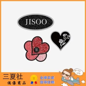预定『三夏社』JISOO 金智秀 SOLO ME 官方周边 PIN BADGE 徽章