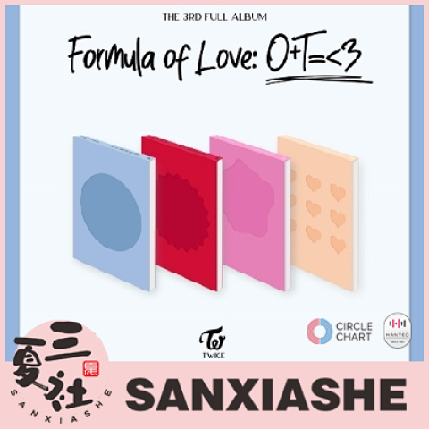 现货『三夏社』TWICE 正规3 Formula of Love 科学家