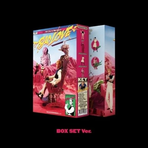 代购『三夏社』SHINee KEY 迷你1 BAD LOVE BOX SET Ver.
